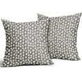 thumbnail image 4 of Grey Gray Cream Dots Pillow Covers 16x16 Set of 2 Boho Polka Dot Throw Pillows Modern Trendy Print Outdoor Decorative Pillowcase Square Cushion Cases Decor for Sofa Couch Bed, 4 of 7
