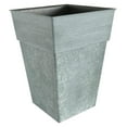 Ditangy 18 Inch Avino Tall Square Planter Decorative Indoor Outdoor