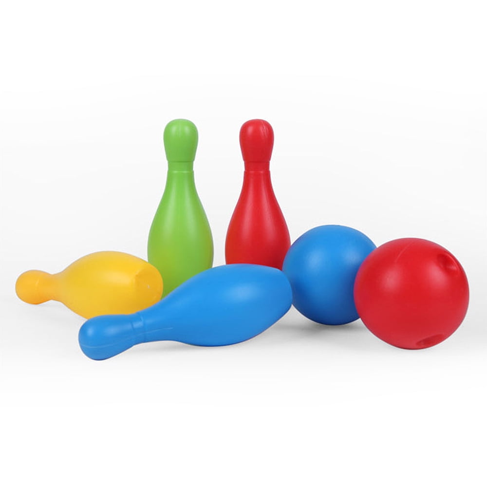 Kids Plastic Bowling Set Mini Interaction Leisure Educational Toys with