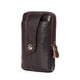 thumbnail image 1 of Riñonera de piel auténtica para hombre riñonera informal de negocios de viaje de Color sólido, 1 of 6