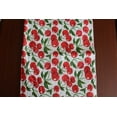 thumbnail image 2 of Plastic Table Runner Non-Slip Flannel Backing - Cherries, 2 of 2