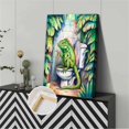 thumbnail image 3 of Vintage Iguana Eating Ice Cream Canvas Wall Art Prints for Bedroom Living Room Home Decor, 3 of 8