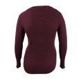 thumbnail image 2 of INC International Concepts Women's Grommet Top (XL, Port), 2 of 2