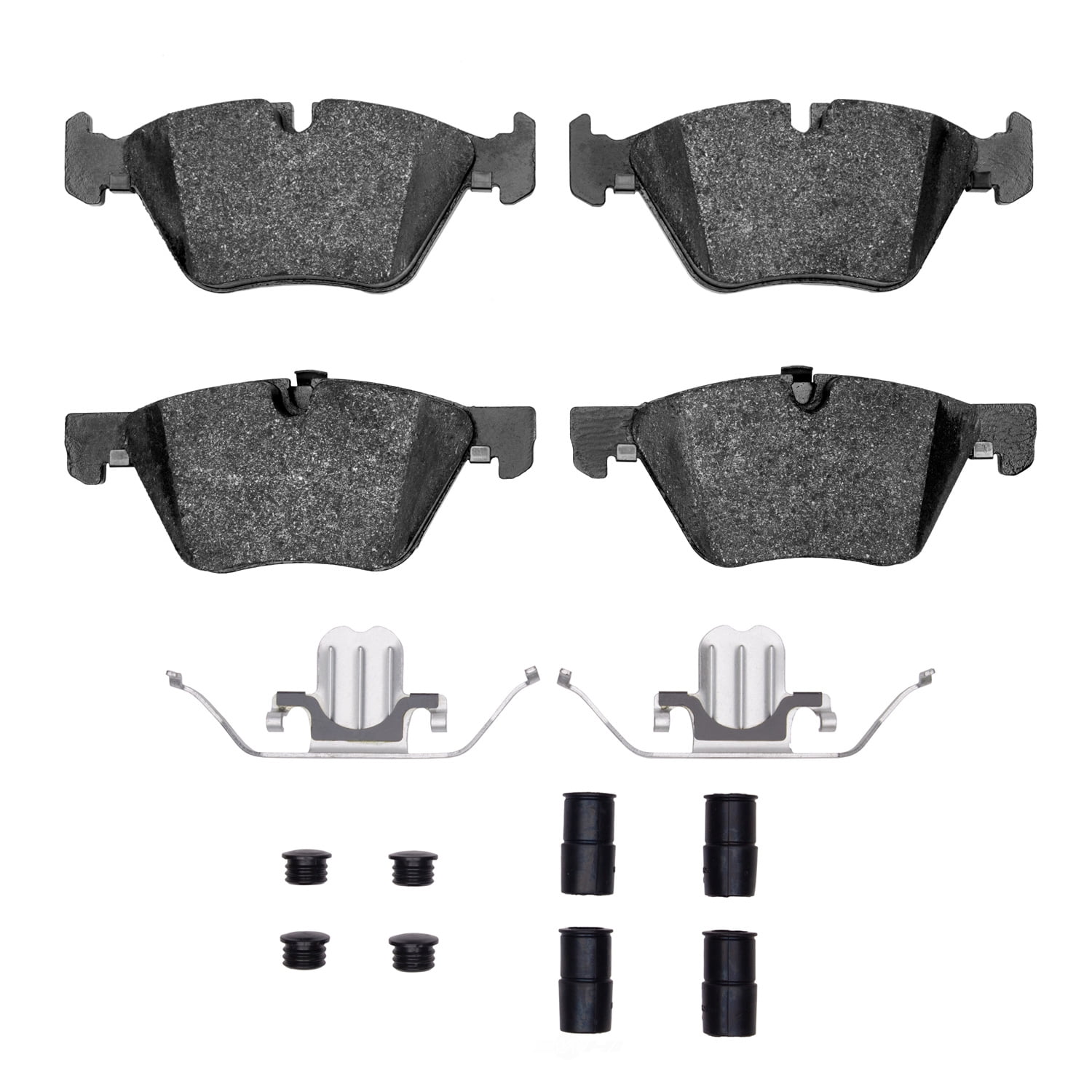 Dynamic Friction Company 1600-1061-01 DFC EURO 5000 Ceramic Brake Pads and Hardware Kit