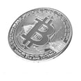 thumbnail image 2 of Moneda  Bitcoin Fisica de Metal Conmemorativa Premium Trader  Plateado Ximxi 890653395-P, 2 of 2