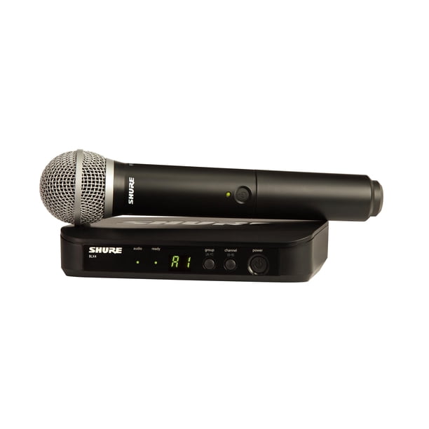 Sistema de micrófono inalámbrico Shure BLX24/PG58 con batería de 14 horas