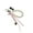 Black, variant on Stylish Alloy Bag Charm Multifunctional Lip Balm Keyring Pendant Charam Fruit Pearls Jewelry Decoration