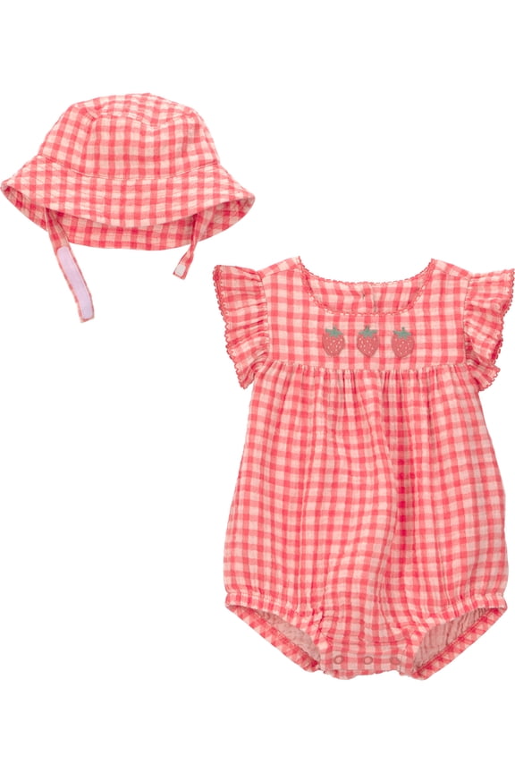 Baby Girl Romper Set, 2-Piece, Sizes 0/3-24 Months