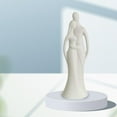 thumbnail image 6 of Couple Statue Minimalist Abstract Figurine Art Ornament Creative Sculpture Lover for Home Wedding Living Room Shelf Desktop C, 6 of 8