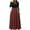 Black, variant on gakvbuo Plus Size Maxi Dresses For Women Christmas Floral Printed Long Sleeve Casual Round Neck Ankle-Length Dress Swing Long Fall Dresses For Women 2023