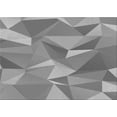 thumbnail image 1 of Ahgly Company Machine Washable Indoor Rectangle Transitional Dark Gray Area Rugs, 3' x 5', 1 of 7
