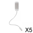 thumbnail image 1 of Lámpara portátil Baoblaze 2xUSB Cuello de Cisne 28 LED Blanca 5 Piezas, 1 of 8