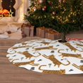 thumbnail image 2 of Cauagu 36" Christmas Tree Skirt Leopard Print Pattern Christmas Tree Decorations Tree Mat for Xmas Decorations Occasion Holiday Home Decor -36", 2 of 7
