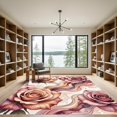 thumbnail image 2 of ODIKA 4'x6' Machine Washable Non-Slip Area Rug, Watercolor Dusty Rose High Traffic Rug, Pink, 1003935, 2 of 7