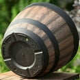 thumbnail image 5 of Flower Pots, Whiskey Barrel Flower Pots,(3PCS),30cm, 5 of 5