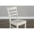 thumbnail image 4 of Pemberly Row 37"H Coastal Wood Ladderback Chair in Marble White (Set of 2), 4 of 9
