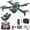 Gray, variant on Ankereame Brushless Drone with 1080P Camera & 4.9-Inch Screen - FAA Exempt (Under 250g), Foldable for Ages 14+