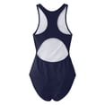 thumbnail image 5 of Rhuody Swimsuit For Girls 13-14 Years Sleeveless One Piece Swimwear With Removable Soft Cup Pads Supportive And Bathing For Teen Youth Adorable Ruched Suit Navy, 5 of 5