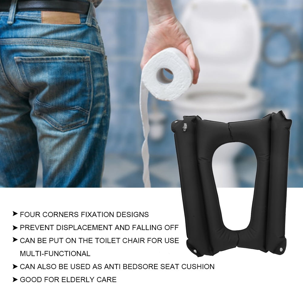 Tebru Inflatable Cushion Pad Anti Bedsore Decubitus Chair Mat + Inflatable Pump