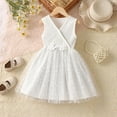 thumbnail image 2 of TOOYOU Girls Dresses Toddler Sleeveless Holiday Party Dress Up Dress Dance Party Dresses Sweet Girl Theme Party Sundress ,Size 3-4 Years , White, 2 of 6