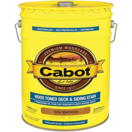 UPC 080351810206 product image for Cabot 19200 Wood Toned Deck and Siding Stain, 5 gal Container, 250 - 350 sq-ft/g | upcitemdb.com