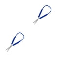 thumbnail image 2 of Guardoinrt Safety Sturdy Elastic Stationery Scissors Multi-functional Self-Opening Office Paper Shear Teens Students Blue 2Set, 2 of 6