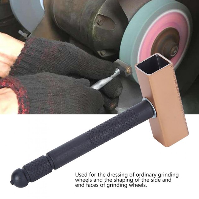 Stone Commode Disque Roue Outil Abrasif Poignée Antidérapante Petit Alliage Métallique Léger Simple pour Meules Ordinaires