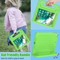 thumbnail image 6 of AVAWO Kids Case for iPad 9.7 2017/2018 & iPad Air 2 - with Screen Protector, Light Weight Shock Proof Handle Stand Kids Case for 9.7-inch iPad 5th & 6th Gen, iPad Air 1 & iPad Air 2 - Green, 6 of 11