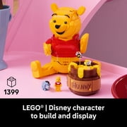 LEGO Disney Winnie the Pooh Building Set - Home, Office, or Book Shelf Decor for Adult Fans, Ages 18+ W/ Eeyore Figure - Collectible Disney Gift - 43300