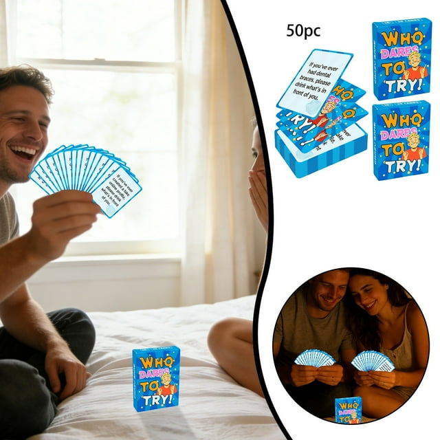 TIELUTT 50 of Game Interaction Cards for the Party Group Game Cards for Adults Addition Game Revoked Game Architects Game Birthday Mom And Grandma Game Mat