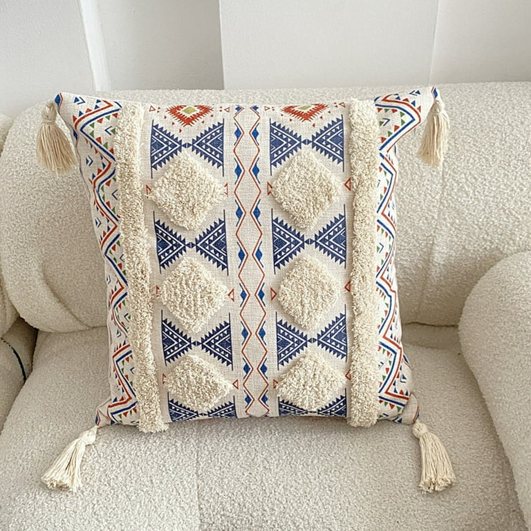 Oversized Bohemian Pillows Silk Cushion Covers 18 X 18 Oversize Couch Pillows Covers for Pillows Decorative Big Sofa Pillows 1 PCS Zip up Pillowcase Satin Pillowcase Zippe Celestial Pillowcase Walmart...