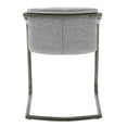 thumbnail image 4 of Indy Fabric Dining Side Chair, (Set of 2) Grey, 4 of 5