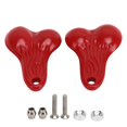 thumbnail image 1 of 2Pcs RC Bumper Balls Bull Nuts Universal Zinc Alloy Hanging Truck Balls Nuts for 1/10 RC Cars Red, 1 of 1