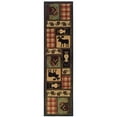 thumbnail image 2 of Oriental Weavers Hudson Area Rug 1067A Brown Lodge Novelty, 2 of 4