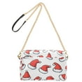 thumbnail image 2 of FORMRS Women Crossbody Purse with Chain Strap Vegan Leather Shoulder Handbag, Santa Hats Pattern, 2 of 7