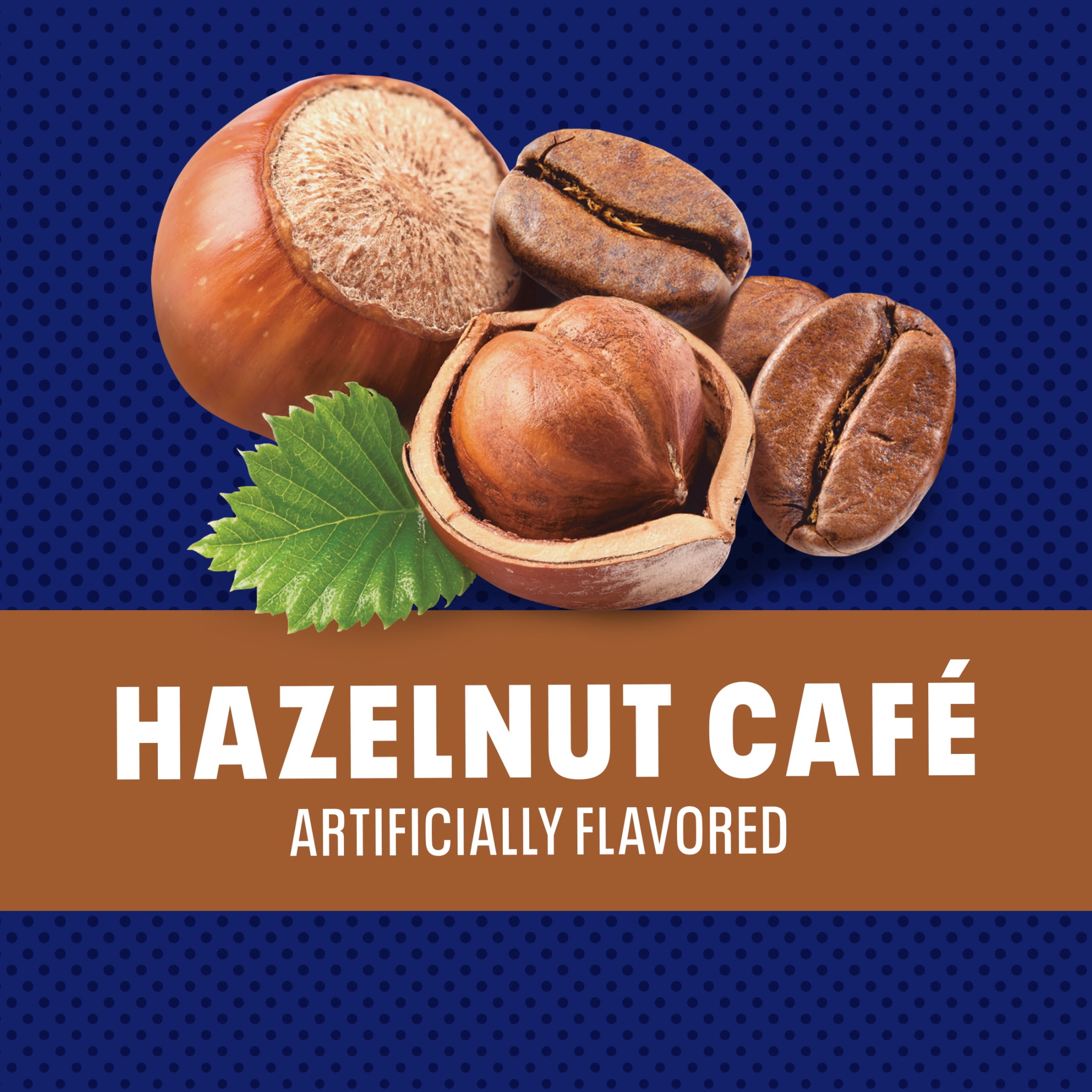 (3 pack) Maxwell House Instant Cafe-Style Beverage Mix, Easy to Prepare, 1 Canister, for Quick Morning Coffee or Afternoon Treat, Hazelnut Cafe, Kosher Dairy, 9 oz