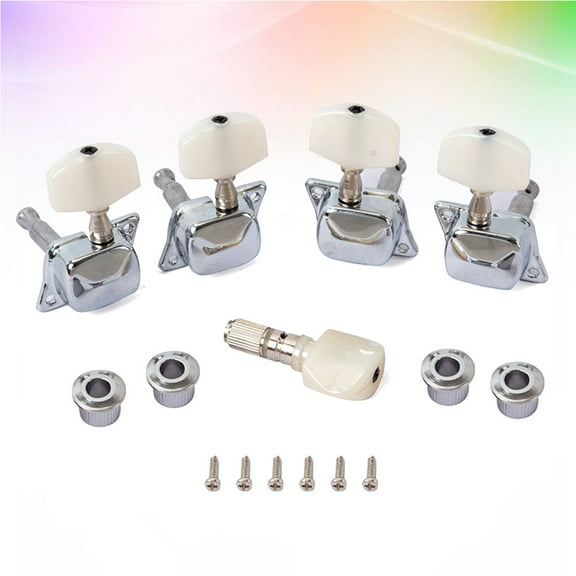 ROSENICE 5Pcs Professional Banjo Tuner Key Machine Head Tuning Pegs for Musicians Instruments