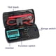 thumbnail image 2 of Mini Pocket Digital Multimeter Tester Manual Range DMM DC/AC Voltage/DC Current Amp/Ohm/Diode and Continuity Test Measuring Instrument, 2 of 5
