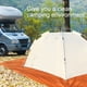thumbnail image 5 of Alfombra Reversible de Paja Tropical de Plástico para Exteriores, Tamaño Grande (78,74 X 82,67 Pulgadas), Ideal para Patio, Camping, Autocaravana, Balcón y Porche. Ecológica, Impermeable y Fácil de L, 5 of 7