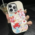 thumbnail image 2 of Sanrio Hello Kitty Gaming Phone Case Suitable for iPhone 15, 14, 13, 12, 11 Pro Max 7, 8 Plus, XR XS Max Silver Frame Phone Case, 2 of 3