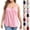 33# Pink, variant on Plus Size Women V Neck Spaghetti Strap Tops Trendy Ruched Casual Tops Comfortable Soft Loose Fit Summer Tees with Built-in Bra Green 4XL