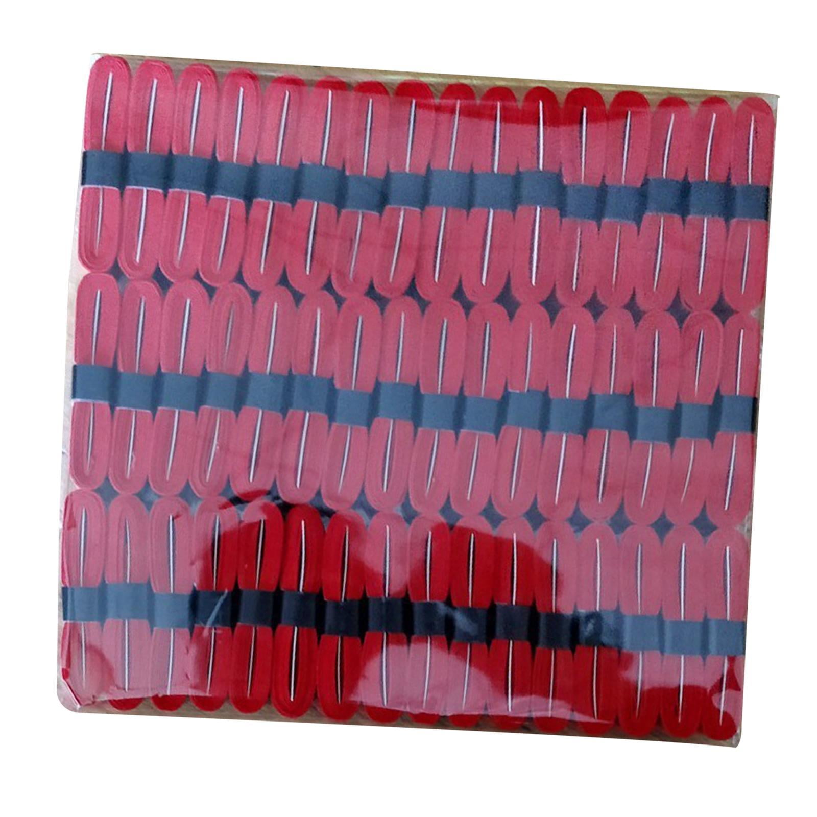 harayaa 48Pcs Tennis Racket Grip Tape Badminton Squash Racket Over Grip Sweat Absorption red