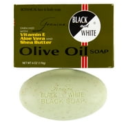 Black & White Botanical Face & Body Soaps 6oz Pack of 3