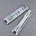 thumbnail image 4 of 2pcs Small Drawer Slides 8 Inches 200mm Steel Ball Bearing Slider Cabinet Rails 3 Parts Removed Rail Track for Drawer Mini Rails (Silver), 4 of 7