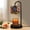 Pattern 3, variant on Candle Warmer Lamp with Timer Dimmer Distressed Wooden Plank Mixed Earth Tones Subtle Blue Candle Lamp Warmer for Jar Candle with 4 Bulbs Gifts for Women House Warming Gifts