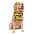 thumbnail image 4 of Yellow Camouflage Puppy Bandana Printing Dog Bib Scarf For Small Medium Large Dogs Cats Pets, 4 of 6