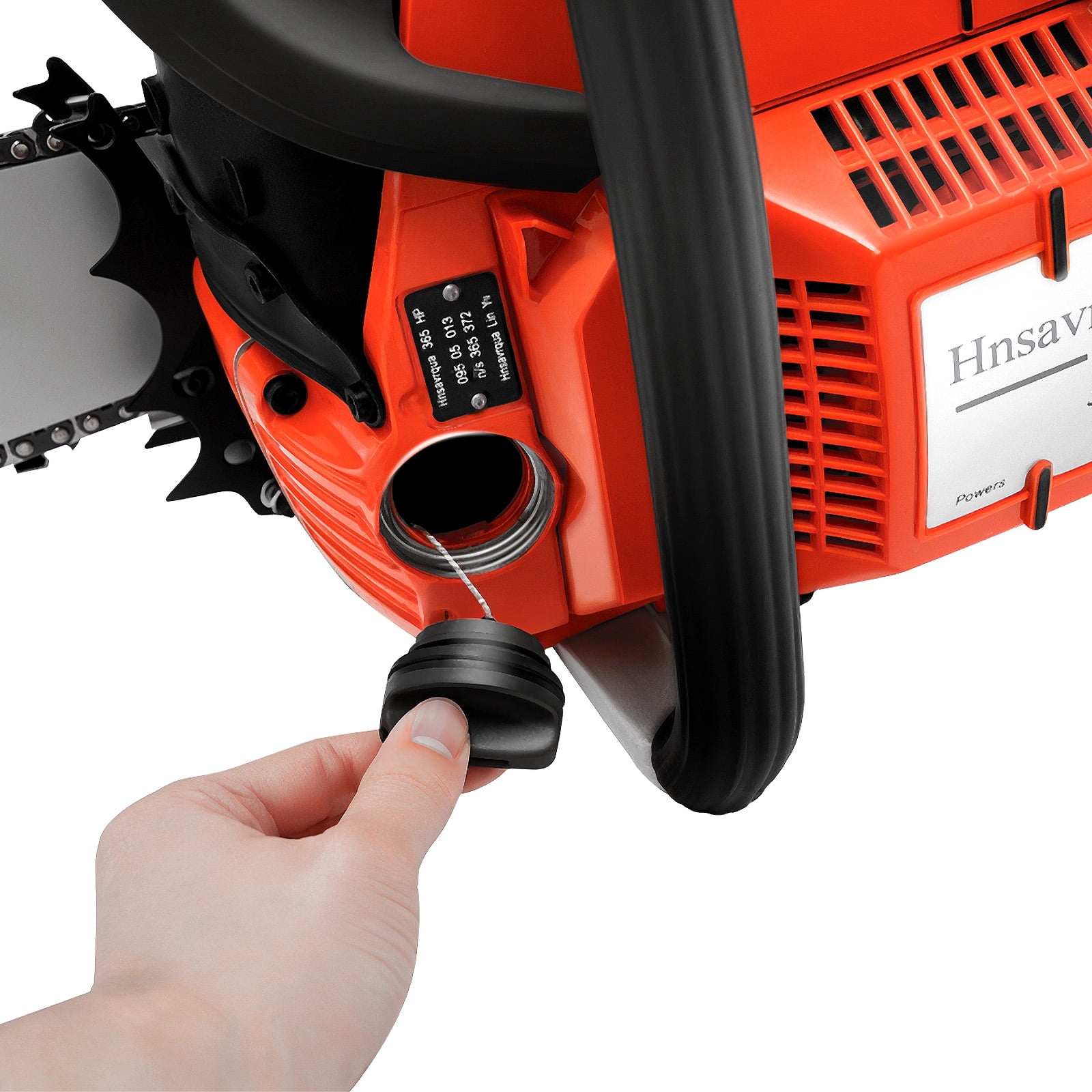 28 inch 2-Stroke Handheld Cordless Petrol Chain Saw Single Cylinder Gas Powered Chainsaw 71cc Gasoline Chainsaw Forest Wood Cutting Tool Set for Garden Pruning 10000RPM