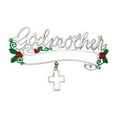 thumbnail image 5 of Personalized Godmother Ornament 2024 - Godparents Ornament, Gifts for Godmother Christmas, Godmother Christmas Gift, Baptism Gifts for Godparents, Best Godmother Gifts - Cross - Free Customization, 5 of 10