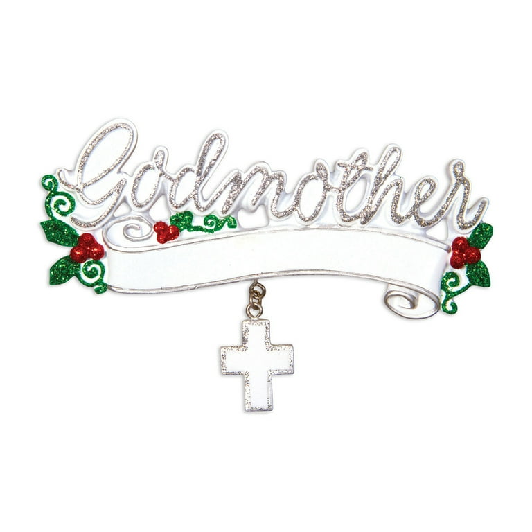 Personalized Godmother Ornament 2024 Godparents Ornament, Gifts