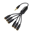 thumbnail image 4 of Divisor de auriculares,Divisor de auriculares Divisor de cable de audio de 3,5 mm,Cable de extensión divisor de auriculares Sin interferencias,Cable divisor en Y Fácil de usar Alto, 4 of 8